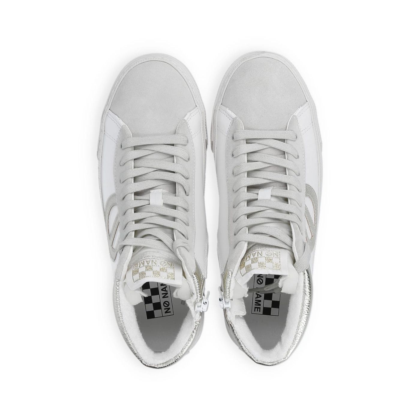 STRIKE MID CUT - NAPPA/FOLY - WHITE/GOLD